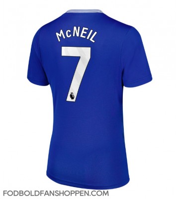 Everton Dwight McNeil #7 Hjemmebanetrøje Dame 2024-25 Kortærmet
